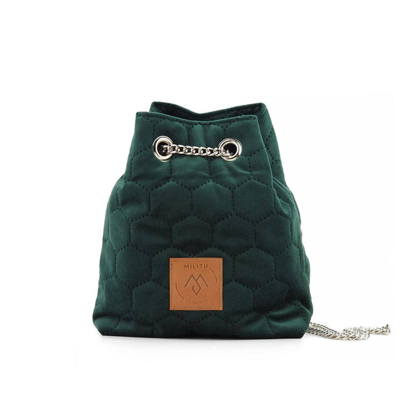 Smal purse Mili Glam Bag 2 - bottle green