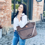 Big bag made of eco leather "Mili Weekend Bag" - black