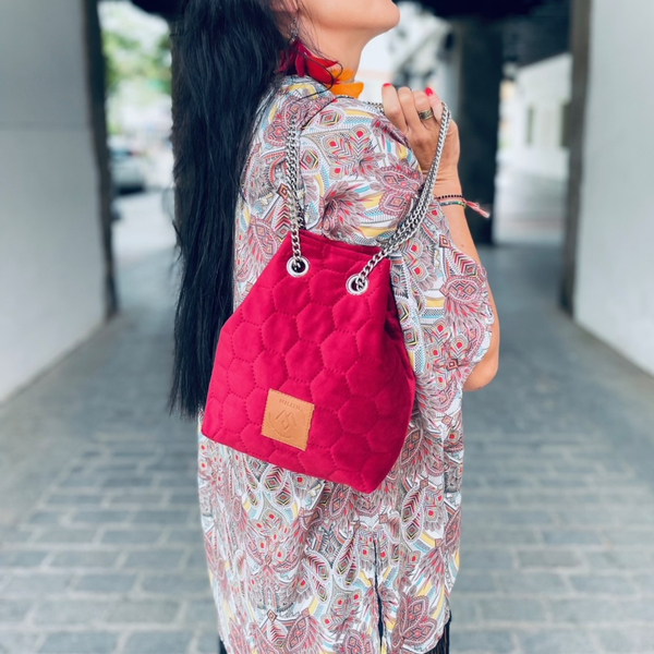 Small purse Mili Glam Bag 2 - red