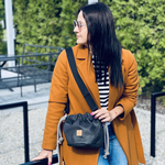 Kleine Tasche "Mili Bucket Bag" - schwarz