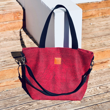 Torba shopper "Mili Duo MDB2" - czerwona