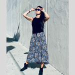 Asymetryczna spódnica Lara - cętki