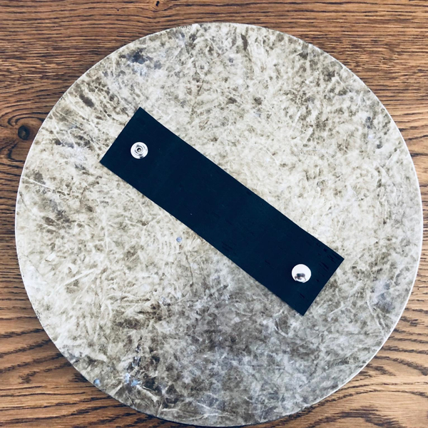 Komin z korkową zapinką - camel beż