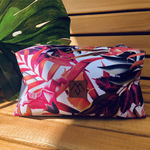 Kosmetyczka - różowa/kwiaty