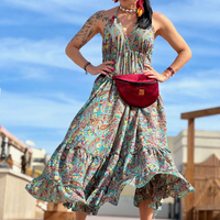 Nerka damska  "Mili Belt Bag M" - czerwona